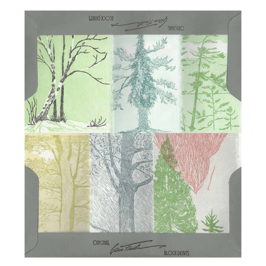Grandeur of Trees - Large Letter | Gwen Frostic Prints