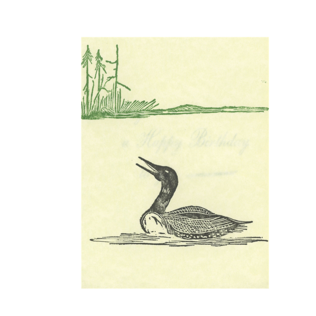 Loon Gwen Frostic Prints