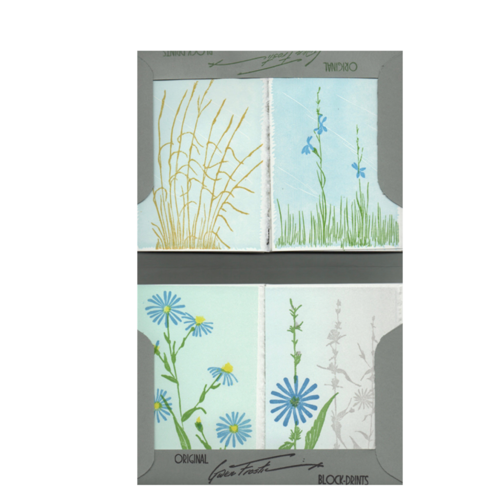 Flowers Of Blue Small Favorites Gwen Frostic Prints flowers-of-blue-small-favorites-gwen-frostic-prints